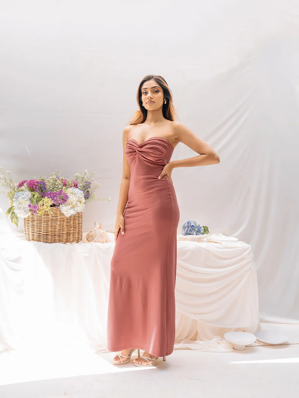 knee length dresses for ladies Etta Maxi Dress main image 0